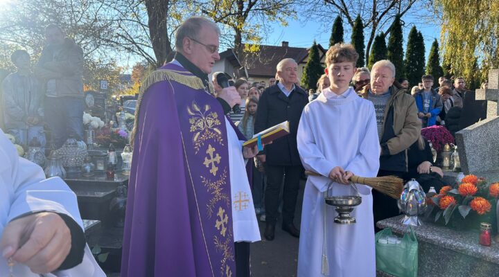 WSZYSTKICH ŚWIĘTYCH 2024, Parafia Helena, Parafia św. Heleny w Nowym Sączu, Cmentarz na Helenie, cmenratz parafialny, odwiedzamy groby bliskich