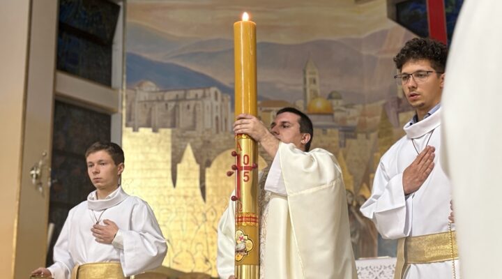 WIGILIA PASCHALNA, WIELKA SOBOTA 2025, Parafia św. Heleny w Nowym Sączu, trzeci dzień Triduum Paschalnego