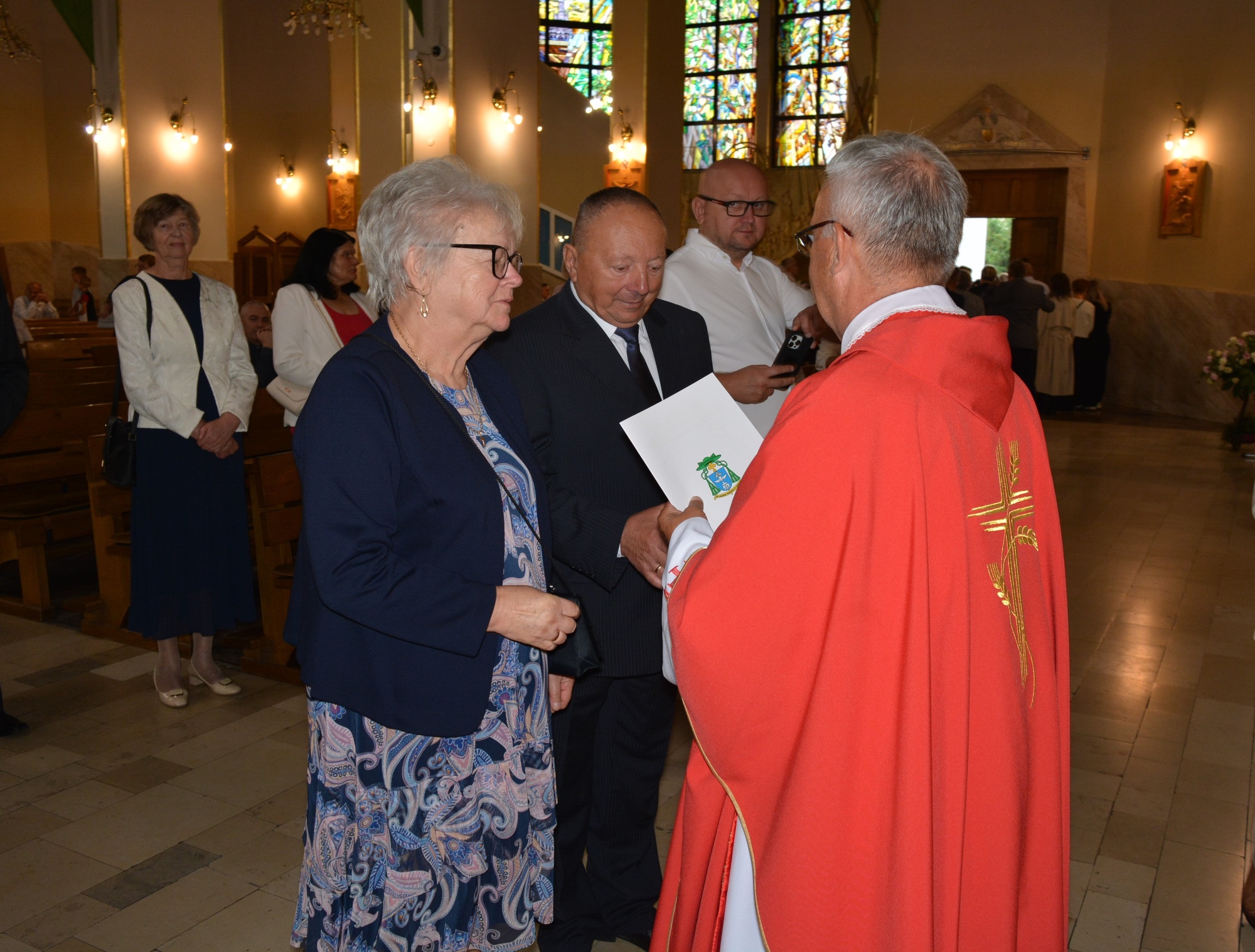 JUBILEUSZ MAŁŻEŃSTW, Parafia Helena, Św. Helena, uroczystość parafialna