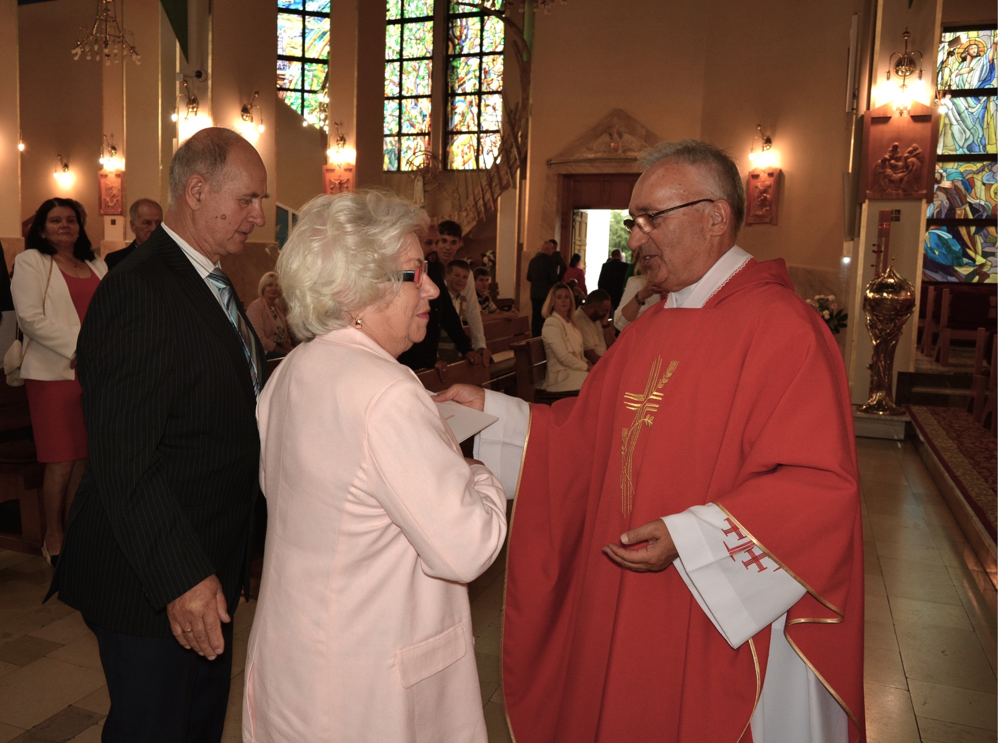 JUBILEUSZ MAŁŻEŃSTW, Parafia Helena, Św. Helena, uroczystość parafialna