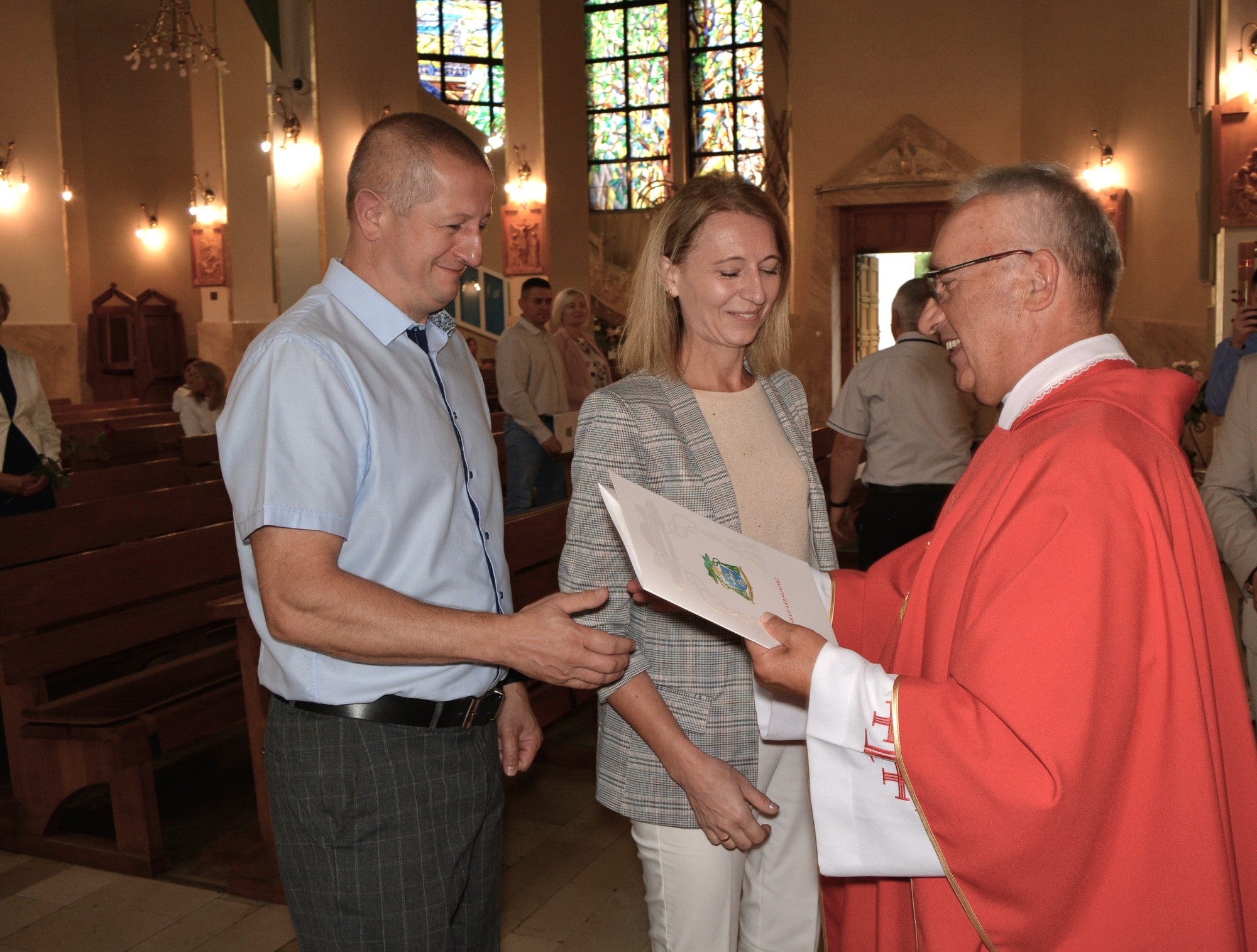 JUBILEUSZ MAŁŻEŃSTW, Parafia Helena, Św. Helena, uroczystość parafialna