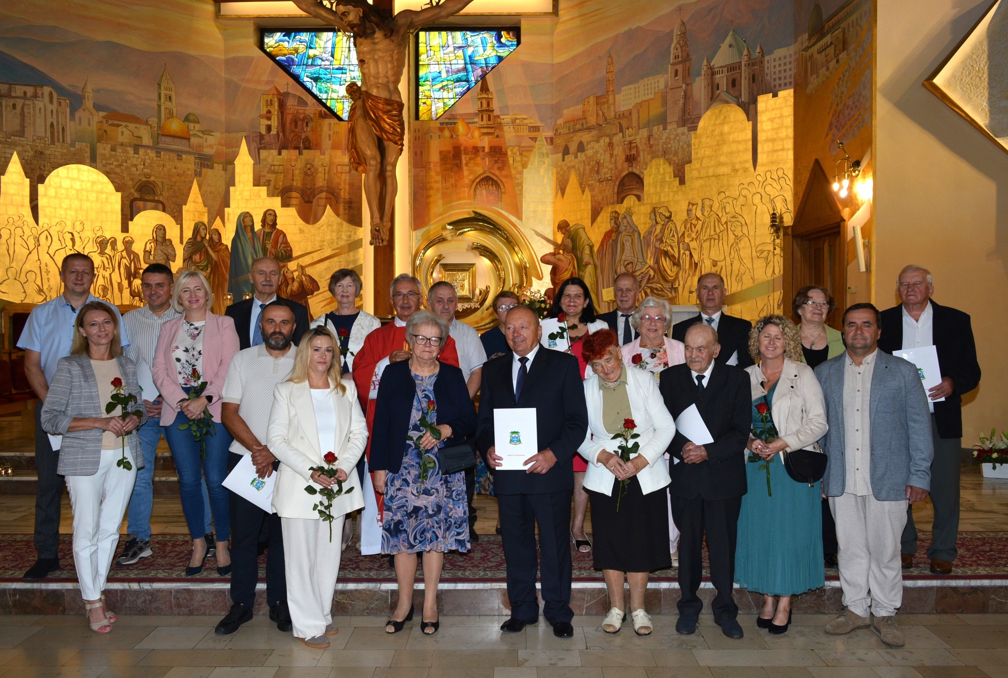 JUBILEUSZ MAŁŻEŃSTW, Parafia Helena, Św. Helena, uroczystość parafialna